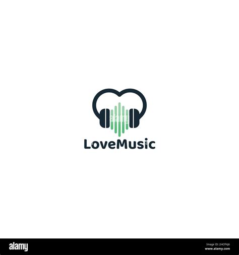 Minimalist design Love Music sing song logo design Stock Vector Image ...