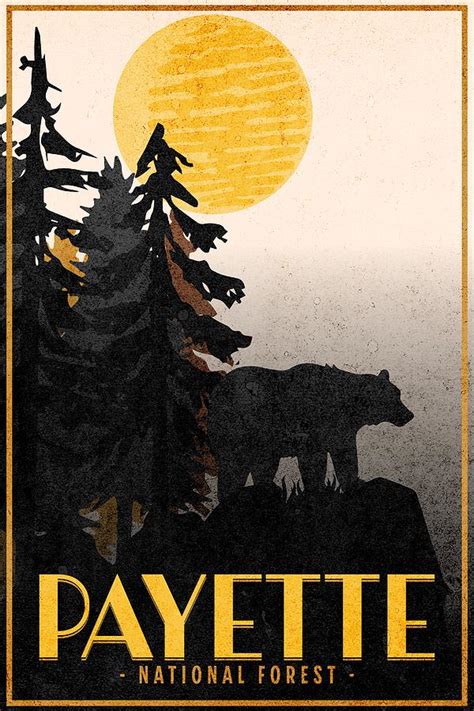 Payette National Forest Digital Art by Rich Summers - Pixels