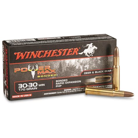 Winchester Super-X Rifle, .30-30 Winchester, PMB, 170 Grain, 20 Rounds - 224235, .30-30 ...