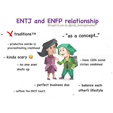 MBTI Memes on Twitter: "entj x enfp Find friends and fall in love in ...