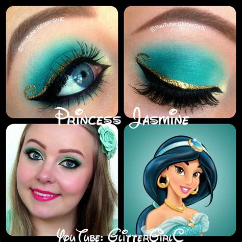 Disney Princess Jasmine makeup | GlitterGirlC