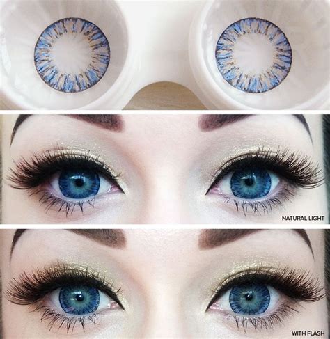 Circle Lens Review: Vassen Naomi/Glossy 3 Tone Blue | A Beauty ...