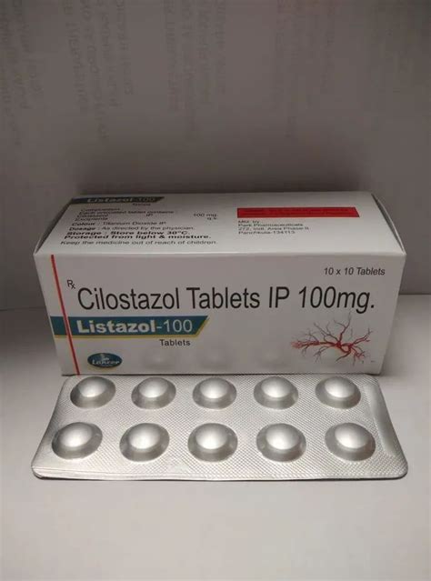 Cilostazol Tablets 100 Mg at Rs 185/strip | Tab Cilostazol 50mg in ...