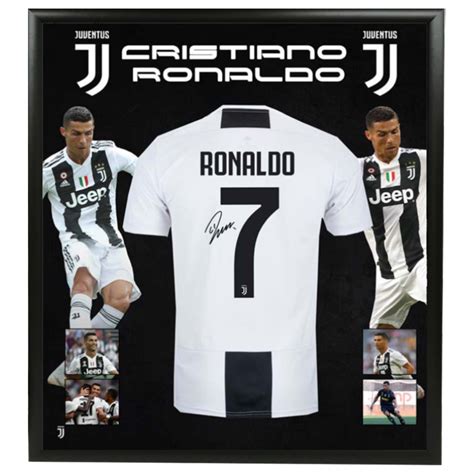 Soccer – Cristiano Ronaldo Signed & Framed Juventus FC Jersey | Taylormade Memorabilia | Sports ...