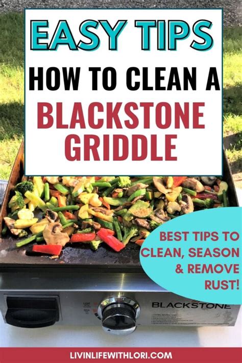 How To Clean A Blackstone Griddle| Livin' Life With Lori