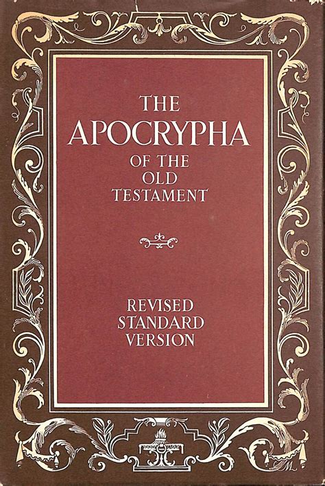 The Apocrypha of the Old Testament, Revised Standard Version