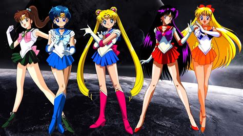 art, sc, sailor, Sailor Moon, venus, Sailor Venus, girls, mercury, manga, mars, hd, moon ...