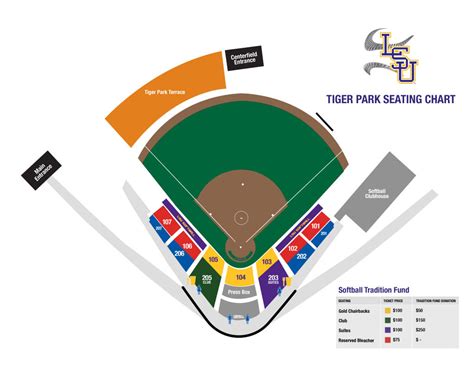 Lsu Softball Stadium Seating Chart - Stadium Seating Chart