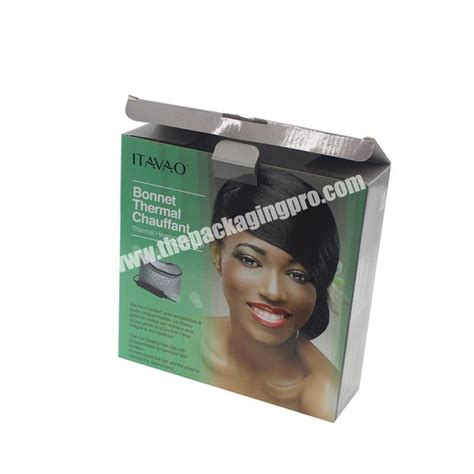 Custom logo paper box bundle hair extension packaging