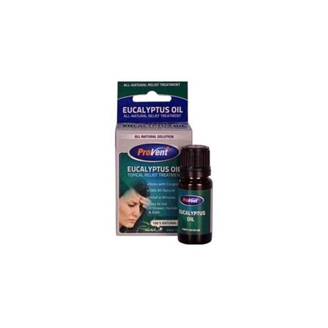 Quest Products Inc ProVent Eucalyptus Oil Congestion and Sinus Relief ...