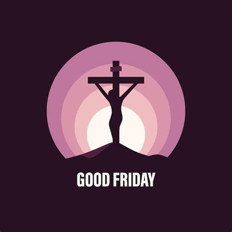 Premium Vector | Good Friday banner and Poster Good Friday is a Christian holiday Jesus died on ...