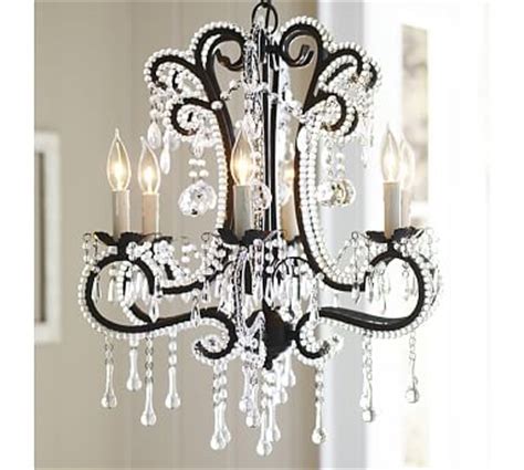 Katerina Beaded Crystal Chandelier | Pottery Barn