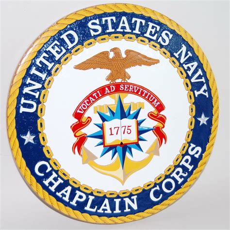 US Navy Chaplain Corps Plaque - Squadron Nostalgia