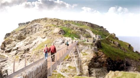 Tintagel Castle bridge designs on display | ITV News West Country