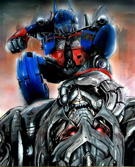 Optimus Prime Vs Megatron by Tommygunn712 on DeviantArt