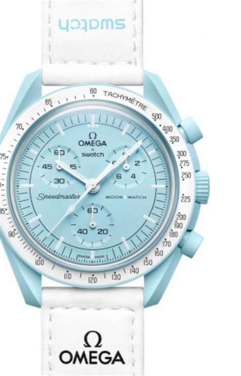 Omega Swatch Moonwatch Uranus, Luxury, Watches on Carousell