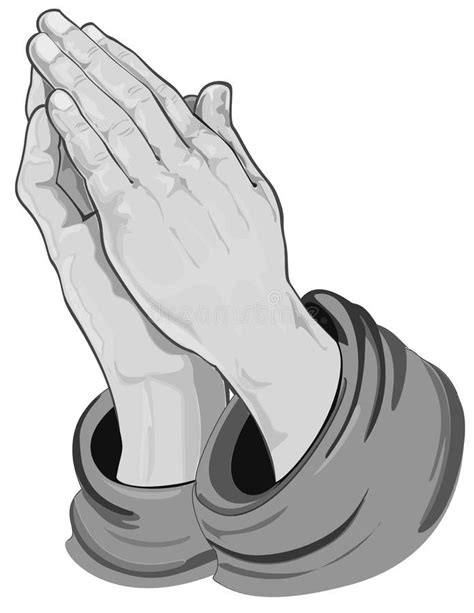 Praying Hands Cartoon Drawing