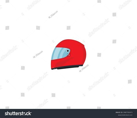 Race Helmet Vector Isolated Icon Emoji Stock Vector (Royalty Free) 2087705473 | Shutterstock