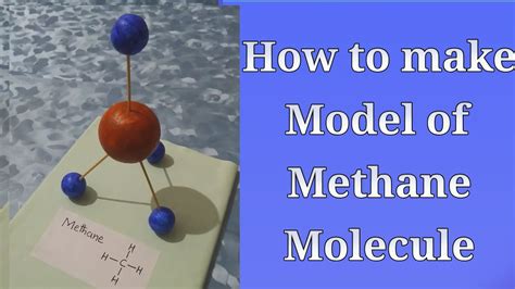 Model of Methane molecule / 3D model of chemistry #chemistry #science # ...