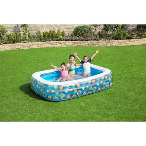 Bestway Family Deep Inflatable Rectangular Above Ground Pool | The Best Inflatable Pools ...