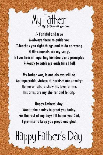 Fathers Day 2015 Poems and Quotes | Fathers day poems, Happy fathers ...