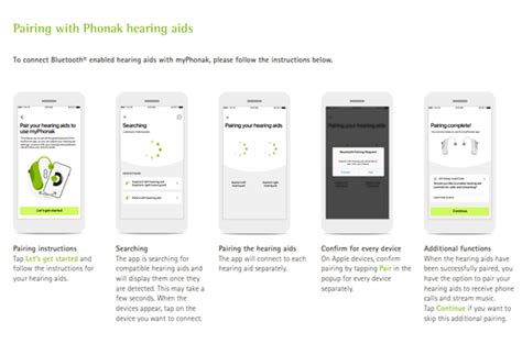 Linking Phonak hearing aids to the app — Online Hearingaids