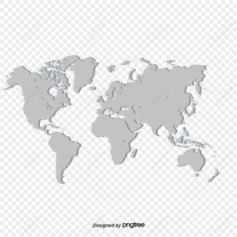 Beautiful World Map,beauty,seven Continents Map,continents PNG Transparent And Clipart Image For ...