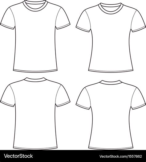 Vector T Shirt Template