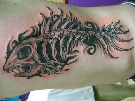 Skeleton Fish Tattoos – Tattoo Ideas Center | Tattoos, Skeleton tattoos, Body art tattoos