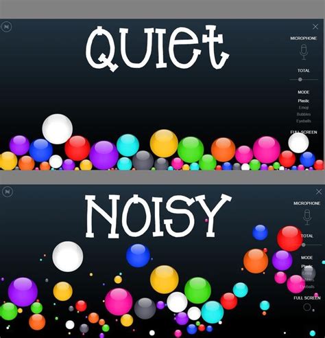 Monitor classroom noise level with this program. Great visual for students to see how no ...