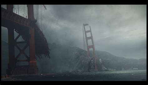 ArtStation - Golden Gate Bridge Destroyed By Kaiju, Alex Nice | Puente golden gate, Pelicula ...