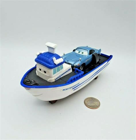 Disney Pixar Cars 2 Quick Changers Deluxe Crabby Boat Spy Diecast Metal 1:55 GUC | eBay