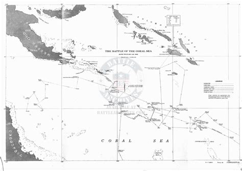 Coral Sea Naval Engagement Battle Map – Battle Archives