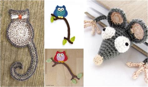 Animal Bookmark Free Crochet Patterns - Your Crochet