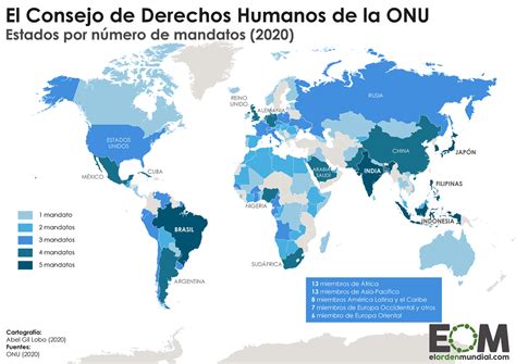 The UN Human Rights Council is in charge of... - Maps on the Web