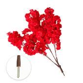 Single Hydrangea Bloom Branch - Interchangeable Branches for Large Event Trees! - Red