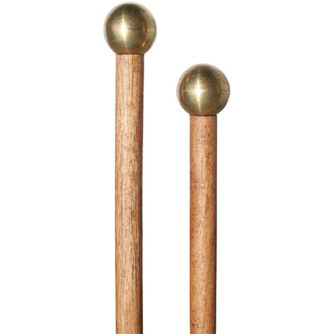 Timber Drum - Hard Brass Bell Mallets - Music Elements