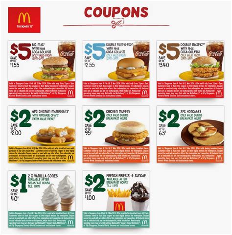 Free Printable Coupons: Mcdonalds Coupons