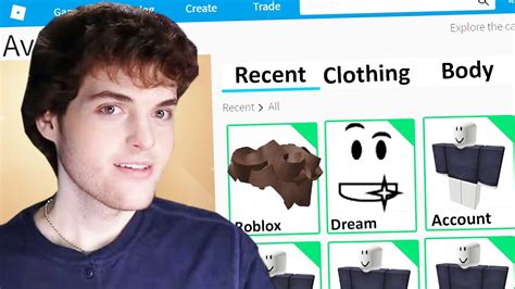 MAKING DREAM FACE REVEAL a ROBLOX ACCOUNT - YouTube