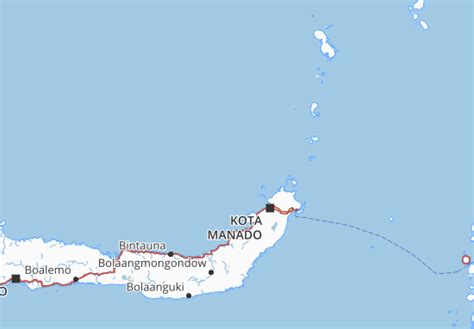 MICHELIN Sulawesi Utara map - ViaMichelin