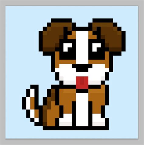 How to Make a Pixel Art Dog - Pixel Art Tutorial