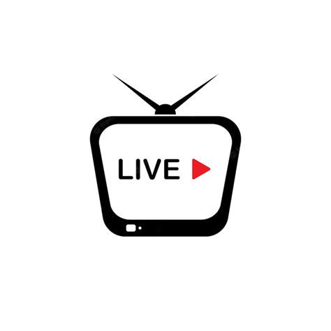 Premium Vector | Tv television logo live streaming design