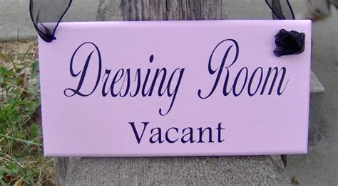 Dressing Room Door Signs Vacant Occupied Wood Sign Vinyl 2 - Etsy