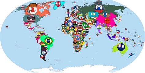 Countryballs World Map 2019