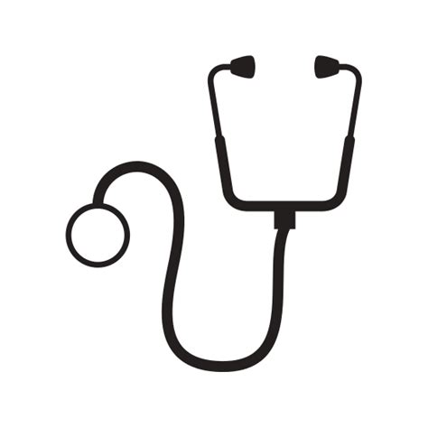 Stethoscope Silhouette at GetDrawings | Free download