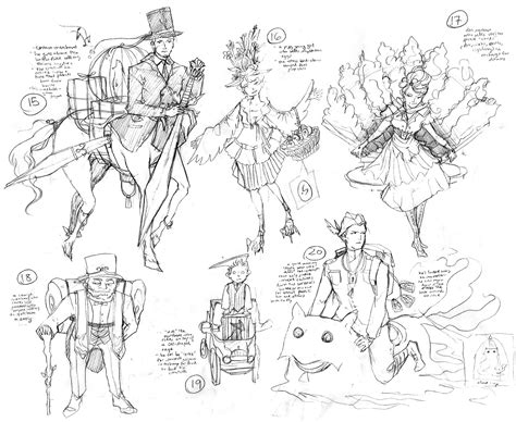 MICA - Concept Art - IL 247 - Spring 2012: Character Design Sketches