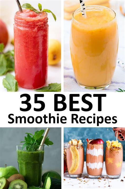 The 35 BEST Smoothie Recipes - GypsyPlate