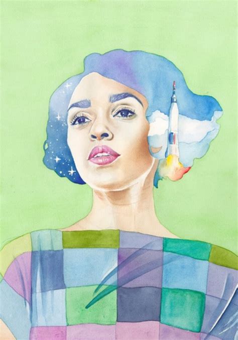 Mary Jackson Hidden Figures by By Stella Blu. Watercolor portrait ...