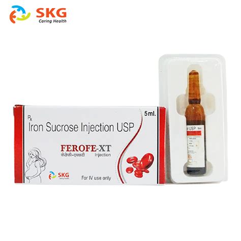 Iron Sucrose 100mg Injection Manufacturer | Supplier | PCD Franchise