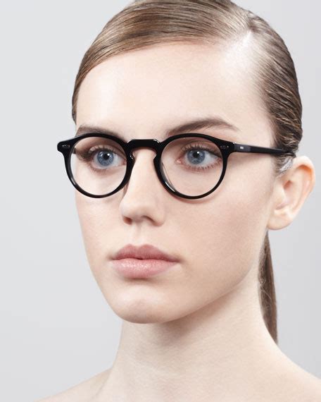 Oliver Peoples Gregory Peck Fashion Glasses, Black